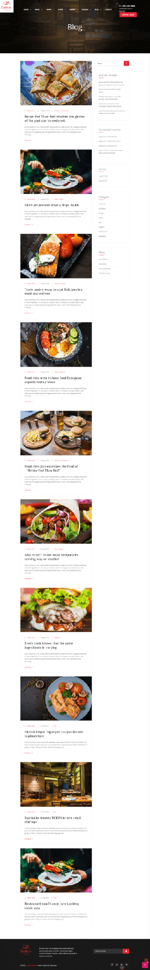 demo restaurant deliciko blog
