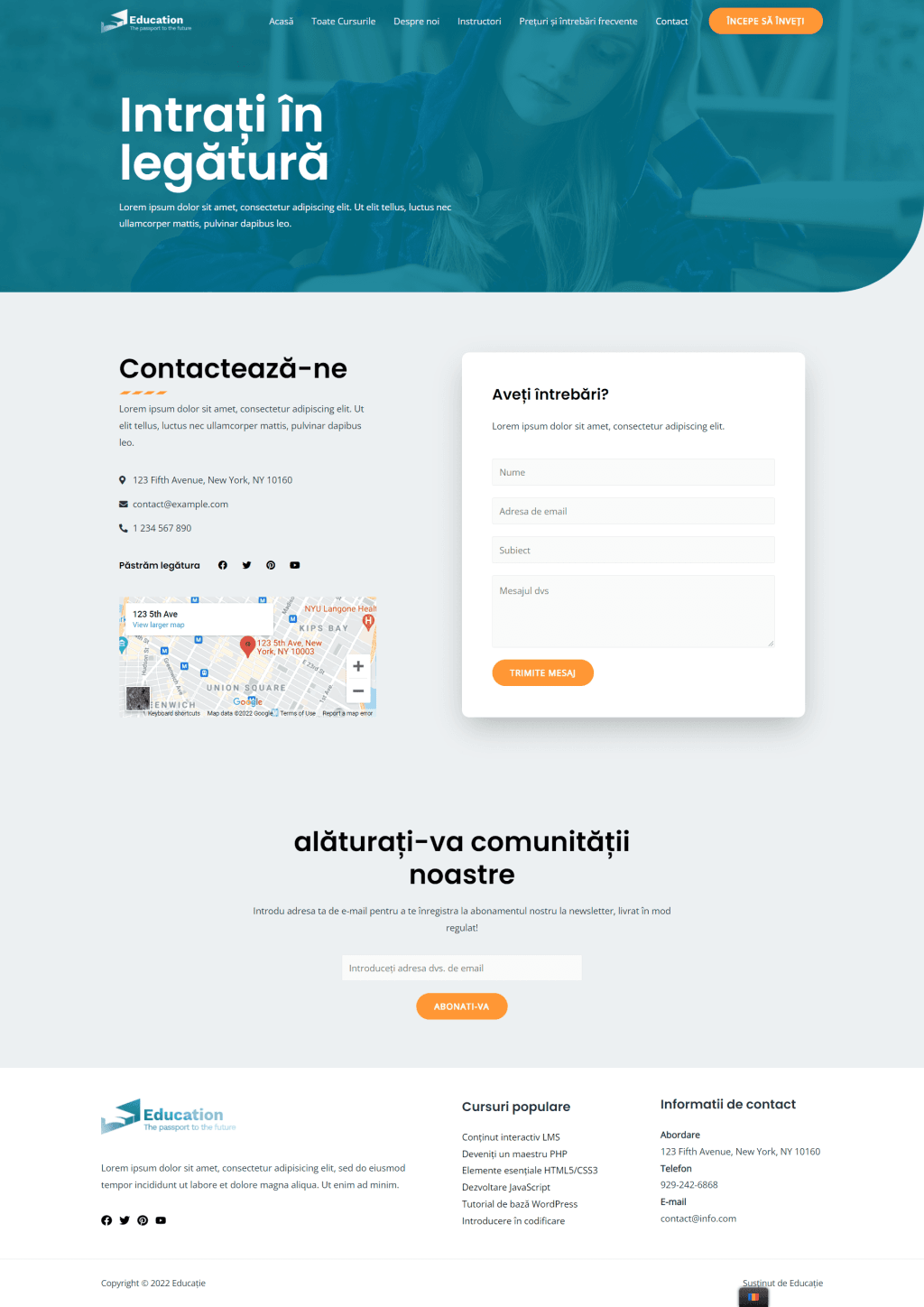 education contact
