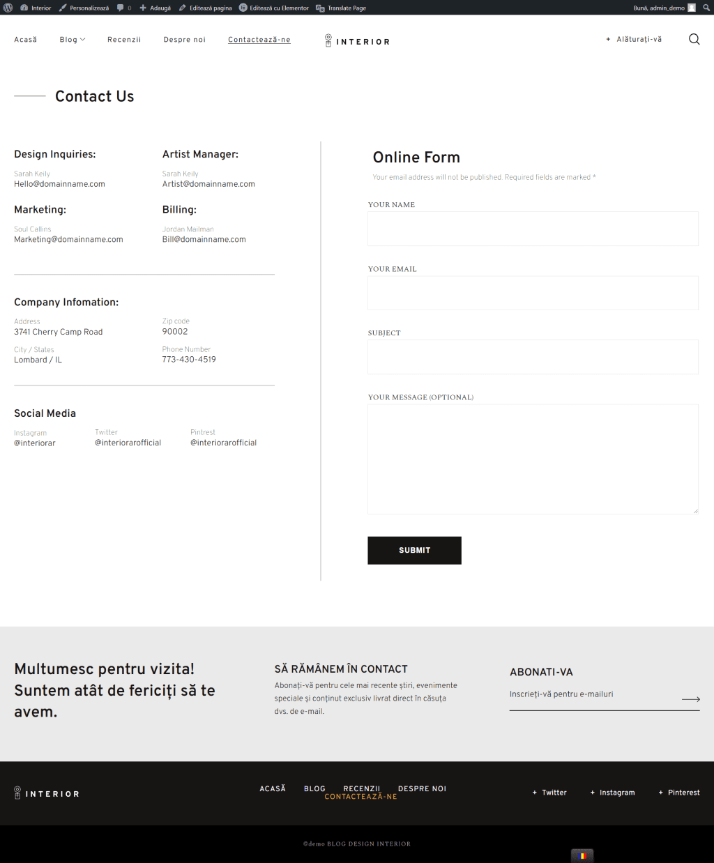 interiordesign contact