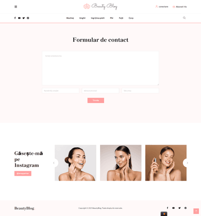 blog beauty contact