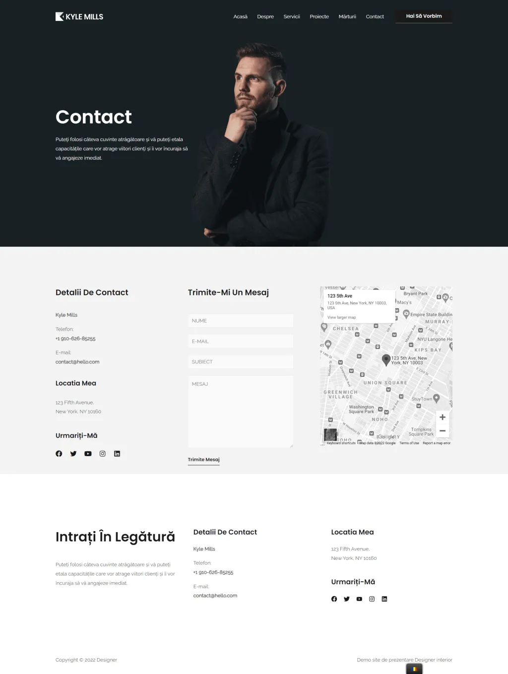 designer interioare contact