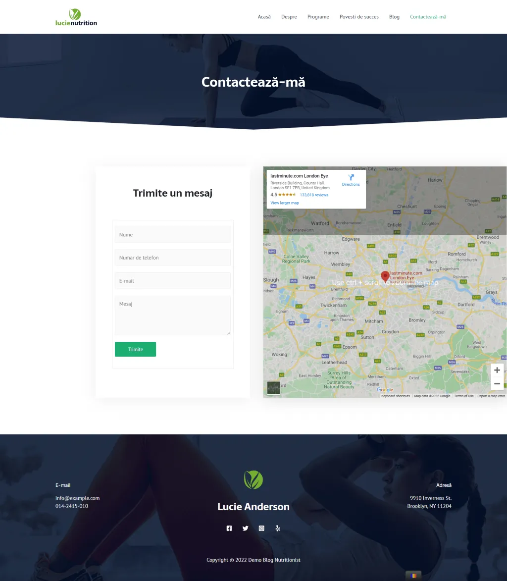 nutritionist contact