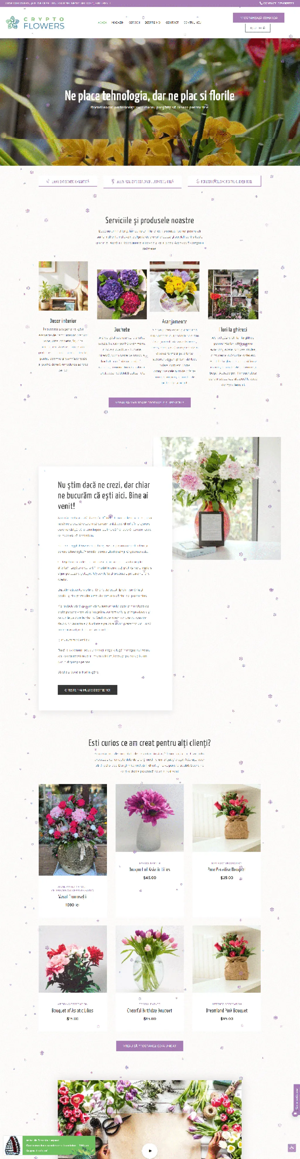 Proiect CryptoFlowers.ro Proiect CryptoFlowers.ro