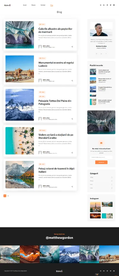 TRAVEL BLOG ARTICOLE