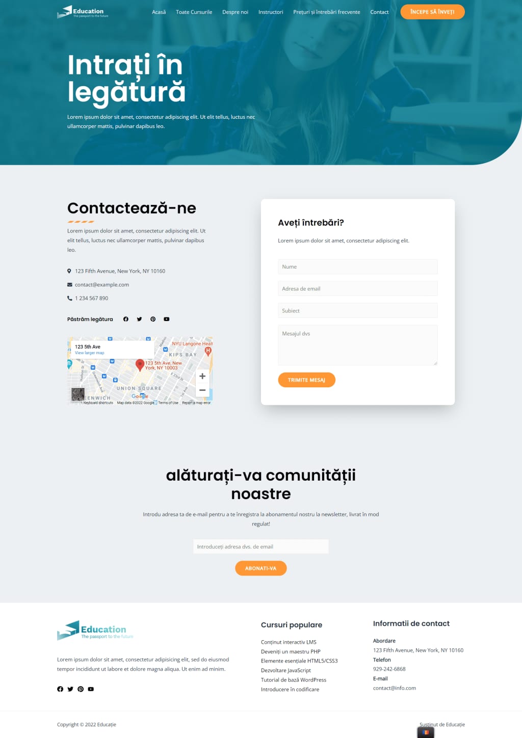 education contact