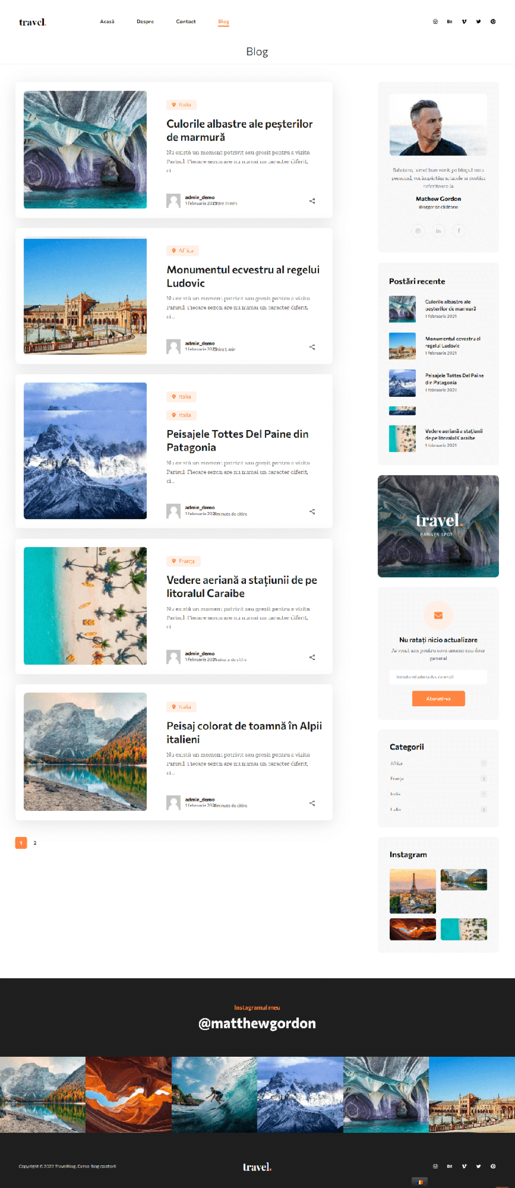 TRAVEL BLOG ARTICOLE